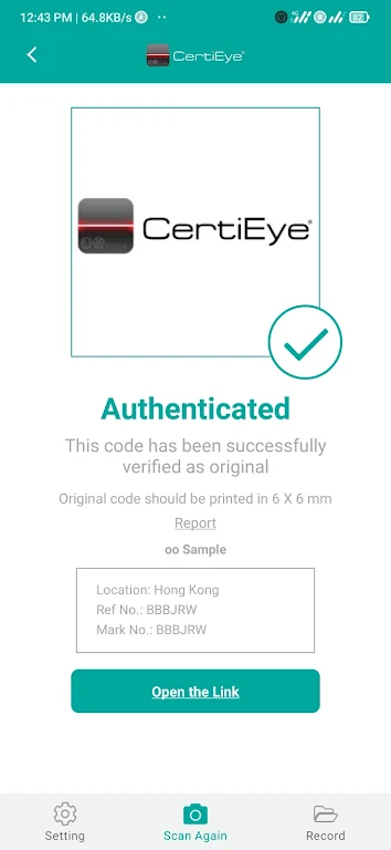 CertiEye Captura de tela 1