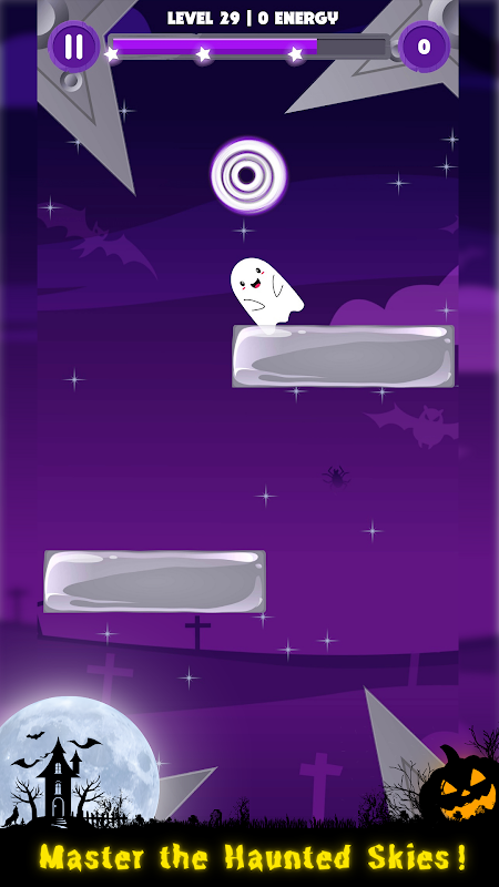 Ghost Glider: Spooky Adventure Schermafbeelding 3