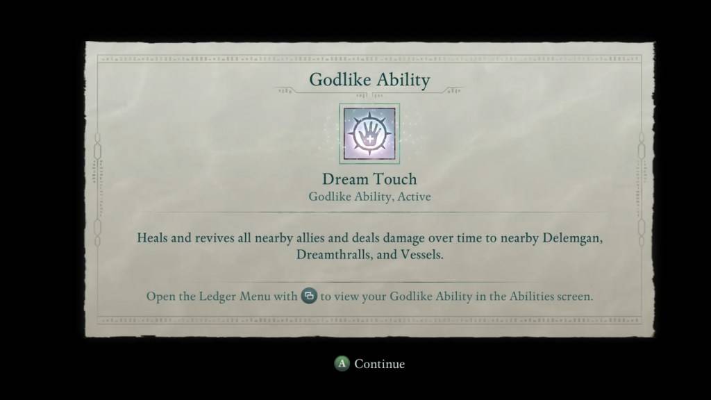 Avowed: Dream Touch Ability Description