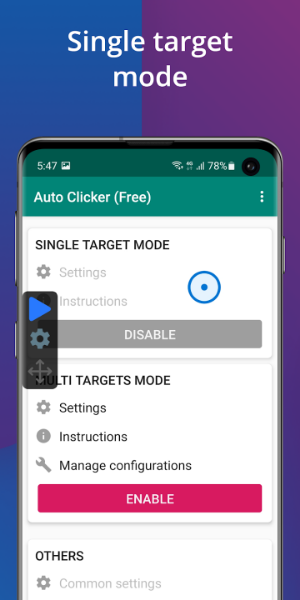 Auto Clicker - Automatic tap Mod</strong>
</p><p>প্ল্যাটফর্ম সামঞ্জস্যতা<strong></strong>
</p>প্রত্যাশিত ব্যবহারকারীদের মনে রাখা উচিত যে অটো ক্লিকার শুধুমাত্র অপারেটিং সিস্টেমের সংস্করণ 7.0 এবং তার উপরের সাথে সামঞ্জস্যপূর্ণ। এই সীমাবদ্ধতাটি অ্যাপ্লিকেশনের কার্যকারিতা থেকে উদ্ভূত হয়, যা পুরানো অপারেটিং সিস্টেমগুলিতে সীমাবদ্ধ হতে পারে। উপরন্তু, অবিচ্ছিন্ন ট্যাপিং কার্যকারিতা নিশ্চিত করার জন্য স্থিতিশীল ডিভাইস অপারেশন প্রয়োজন।
<p></p>রুট অ্যাক্সেসের প্রয়োজন নেই<p><strong><p>অটো ক্লিকার ব্যবহার করার একটি উল্লেখযোগ্য সুবিধা হল এটি ডিভাইসটিকে রুট করার প্রয়োজন হয় না, ব্যবহারকারীর অভিজ্ঞতা সহজতর করে। জটিল এবং সম্ভাব্য ঝুঁকিপূর্ণ পদ্ধতির প্রয়োজনীয়তা দূর করে, অ্যাপটি এমন ব্যবহারকারীদের জন্য একটি সরল এবং নিরাপদ সমাধান অফার করে যারা ডিভাইসের নিরাপত্তার সঙ্গে আপস না করে স্বয়ংক্রিয়ভাবে ট্যাপিং কাজ করতে চায়।</p>
<p><strong>অনায়াসে বিজ্ঞাপন মুছে ফেলুন</strong></p>
<p>অ্যাপ্লিকেশনটি ব্যবহার করার সময়, আপনি এর সহজবোধ্য এবং দক্ষ বৈশিষ্ট্যগুলির সম্পূর্ণ প্রশংসা করতে পারেন; যাইহোক, আপনি অনুপ্রবেশকারী বিজ্ঞাপন সম্মুখীন হতে পারে. একটি বিরামহীন অভিজ্ঞতা নিশ্চিত করতে, আপনার কাছে অ্যাপের সেটিংসের মধ্যে একটি বিজ্ঞাপন-মুক্ত সংস্করণে আপগ্রেড করার বিকল্প রয়েছে। এটি করার মাধ্যমে, এই বিঘ্নিত বিজ্ঞাপনগুলি অদৃশ্য হয়ে যাবে, আপনাকে নিরবচ্ছিন্ন ব্যবহার উপভোগ করার অনুমতি দেবে।</p>
<p><strong><img src=