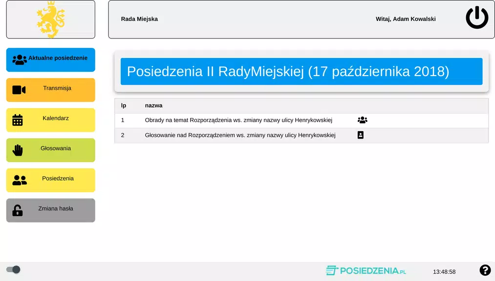 Posiedzenia.pl Screenshot 3