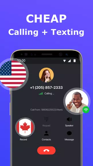 TalkU: Anruf + SMS-Nachricht Screenshot 0