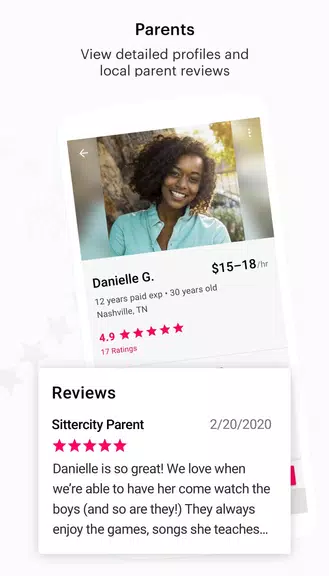 Sittercity: Find Child Care Schermafbeelding 3
