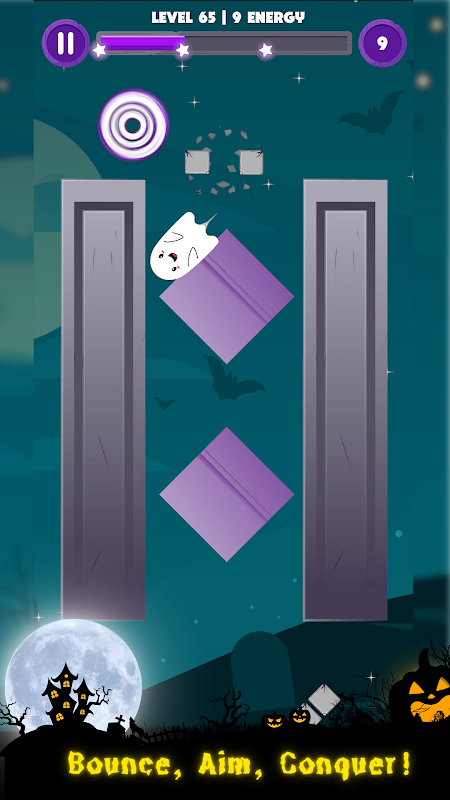 Ghost Glider: Spooky Adventure Schermafbeelding 1