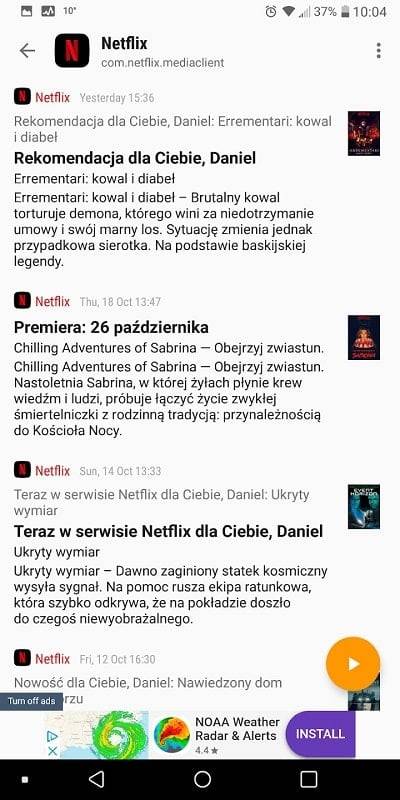 Notifications archive Ekran Görüntüsü 1