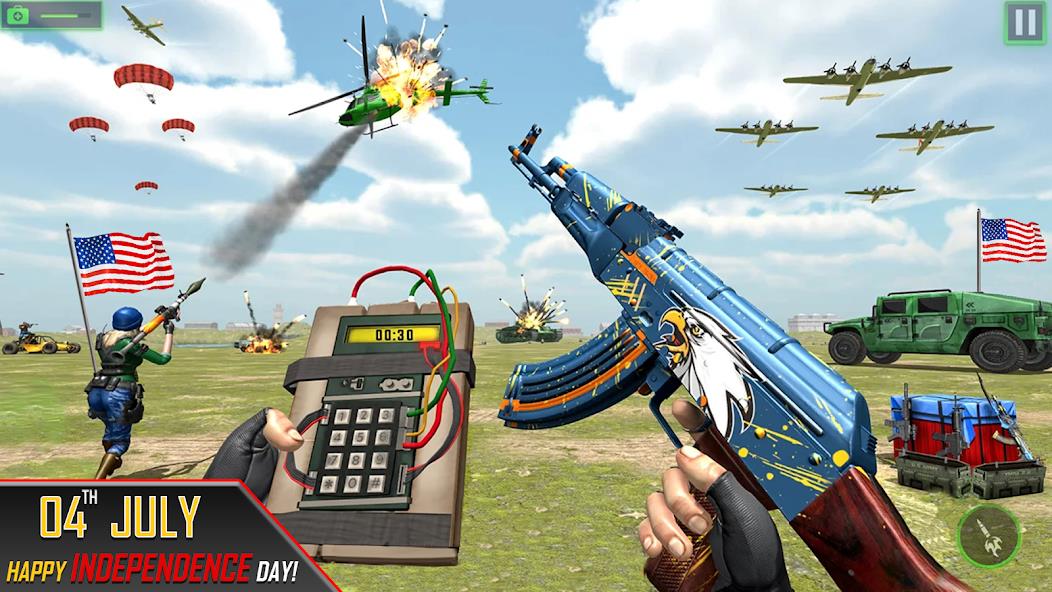 Gun Games Offline Fps Shooting Mod應用截圖第0張