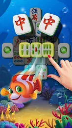 Mahjong Fish Solitaire Match Ekran Görüntüsü 1