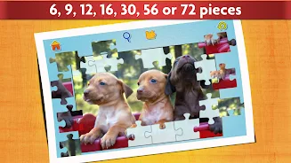 Jeu de Chiens Puzzle Enfants Capture d'écran 2