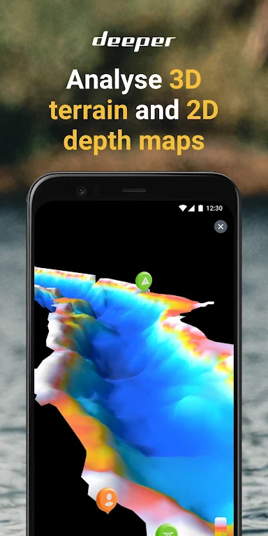 Fish Deeper - Fishing App Скриншот 1