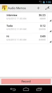 Audio Memos Free スクリーンショット 3