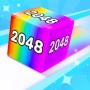 Chain Cube: 2048 3D merge game