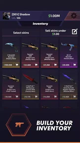 Case Battle: Skins Simulator Captura de tela 1