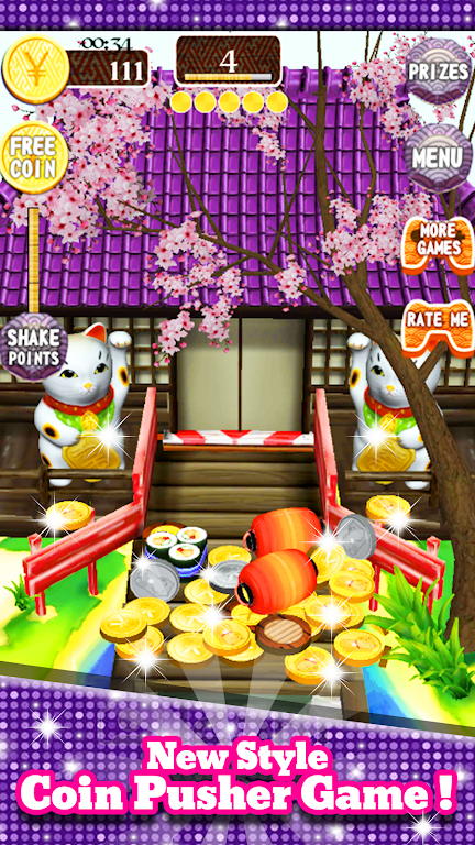 Coin Japan Pusher Fever Mania Tangkapan skrin 0