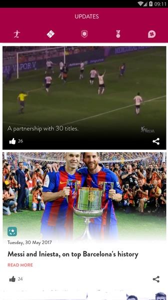 Messi App Oficial Capture d'écran 2