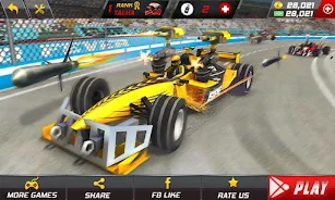 Formula Car Crash Racing Captura de tela 0