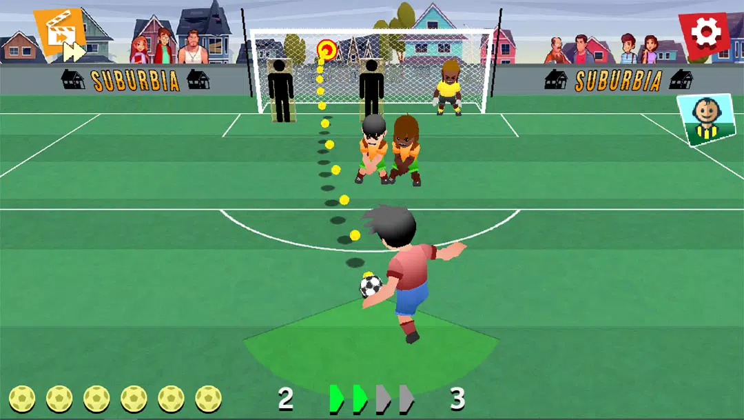FreeKick Screamers - Football 스크린샷 0