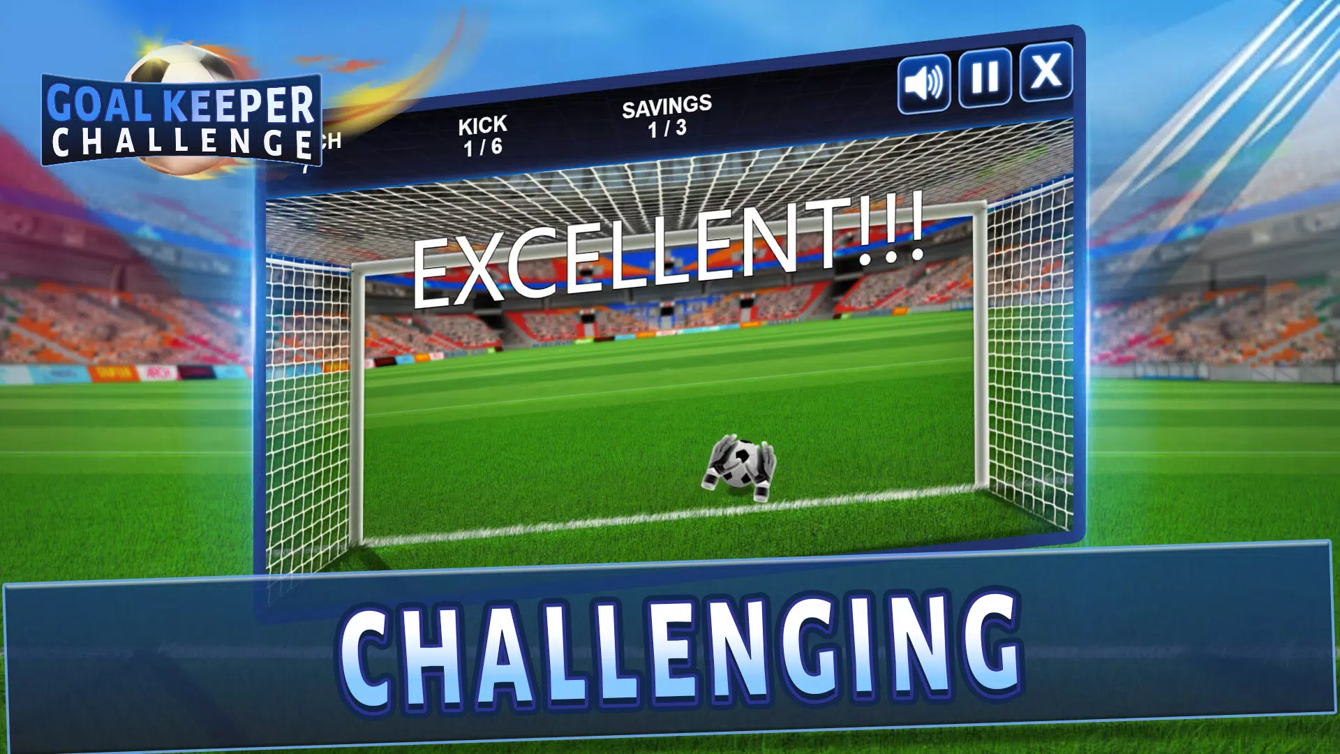 Goalkeeper Challenge Captura de tela 2