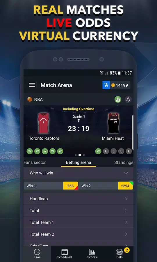 Sports Betting Game - BET UP Ảnh chụp màn hình 0