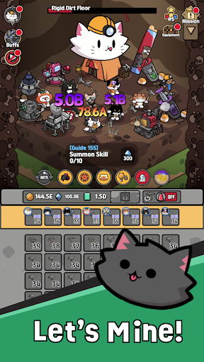 Cat Mine Galaxy Adventure Screenshot 2