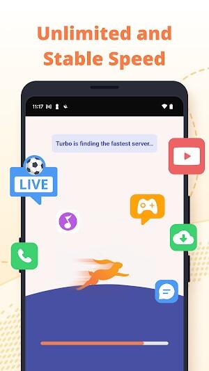 Turbo VPN Tangkapan skrin 2