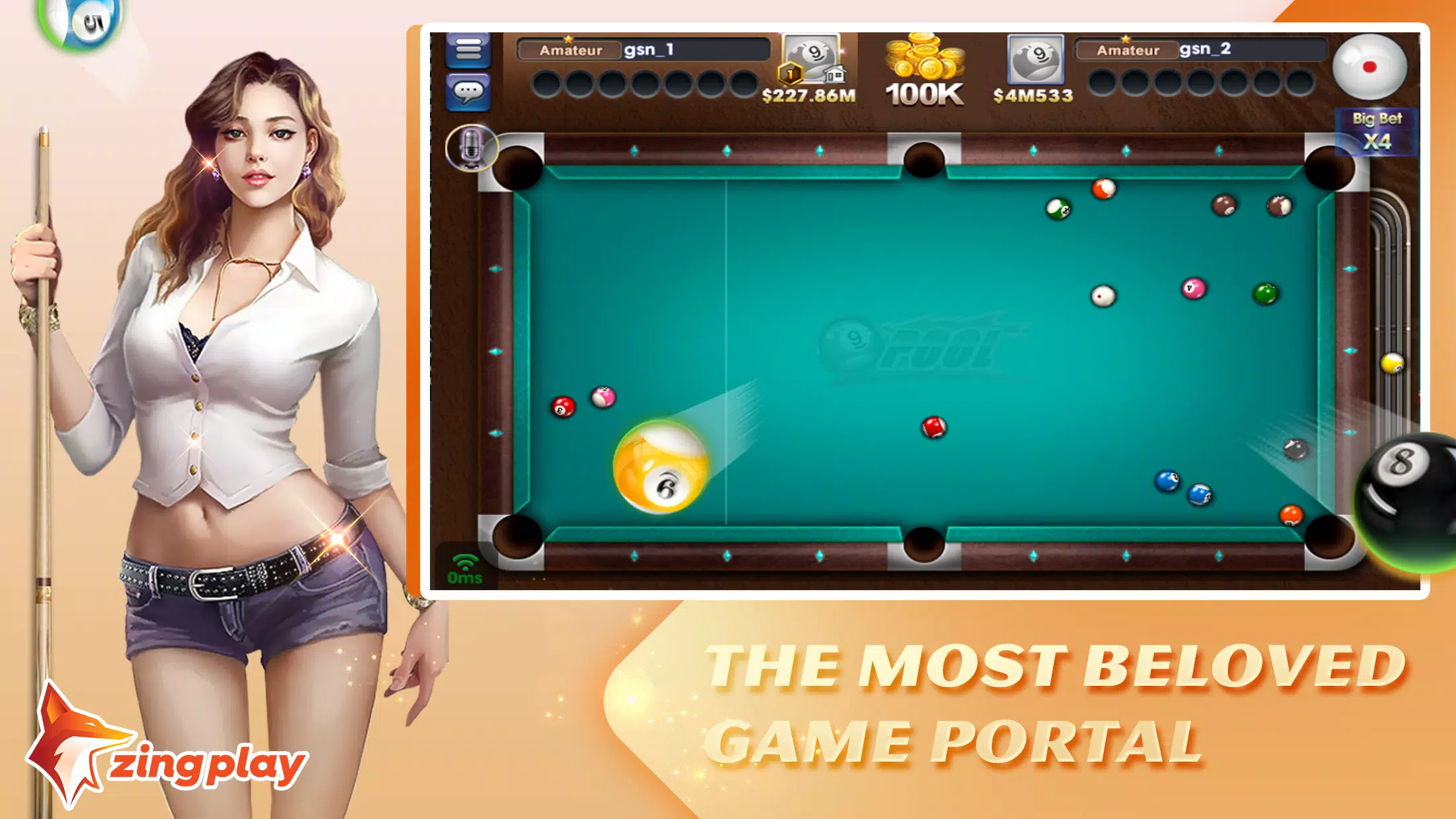 ZingPlay Games: Pool & Casual Zrzut ekranu 2