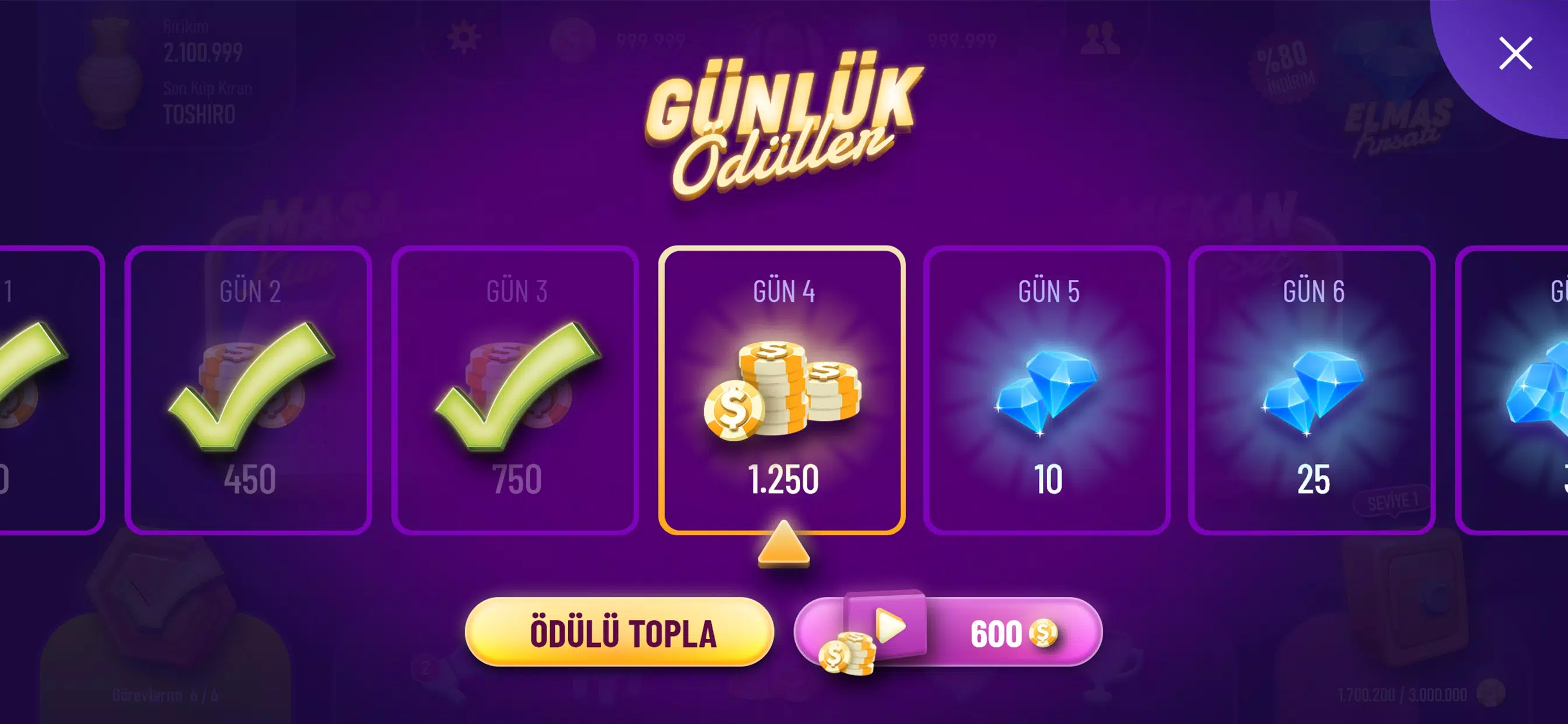 101 Okey Canlı Screenshot 1