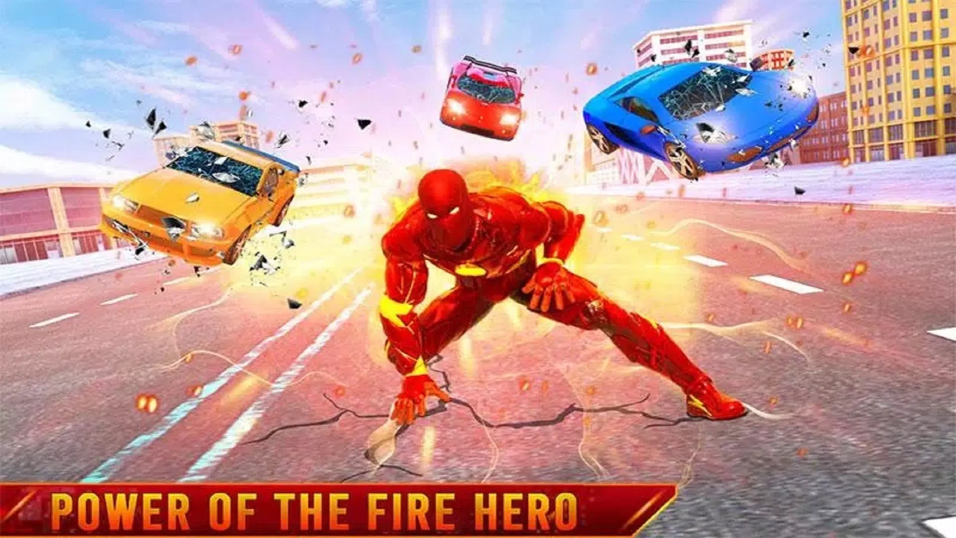 Fire Hero Robot Transform Game Schermafbeelding 2