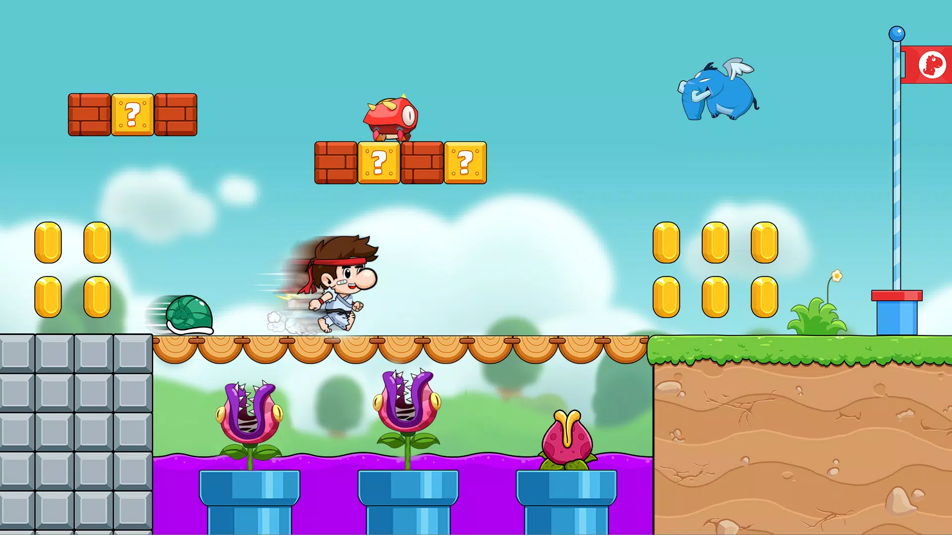 Bean’s World Super: Run Games Schermafbeelding 3