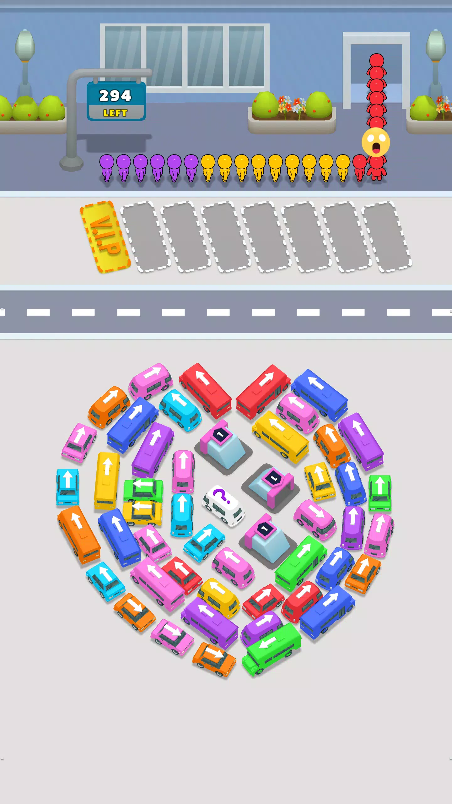 Bus Match Puzzle: Bus Shuffle Скриншот 2