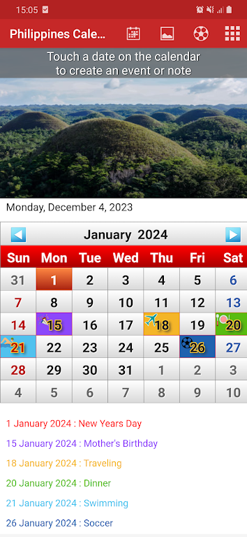 Philippines Calendar 2024 スクリーンショット 2