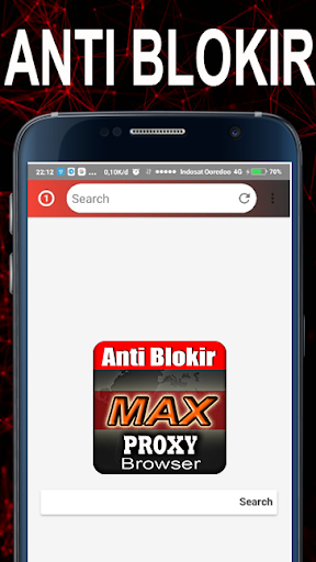 MAX-Proxy Browser Anti Blokir ภาพหน้าจอ 1