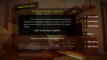 The Martin Experiment - Teaser Version Schermafbeelding 0