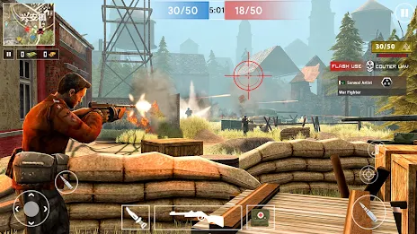 Gun Shooter Offline Game WW2:应用截图第0张