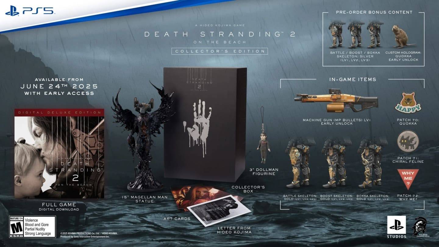 Sony presenta el trailer de la edición de colección para Death Stranding 2: en la playa