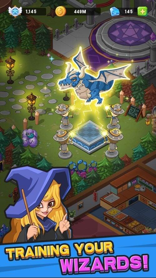 Idle Wizard College Screenshot 1