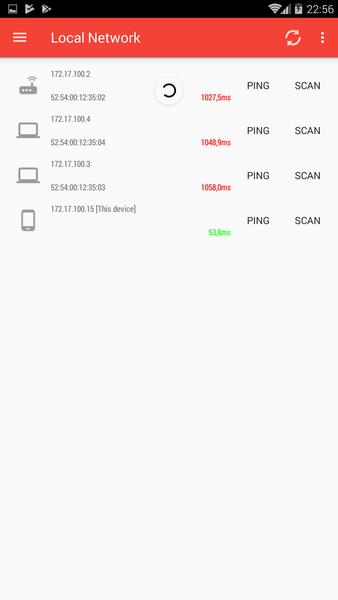 PortDroid Network Analysis स्क्रीनशॉट 1