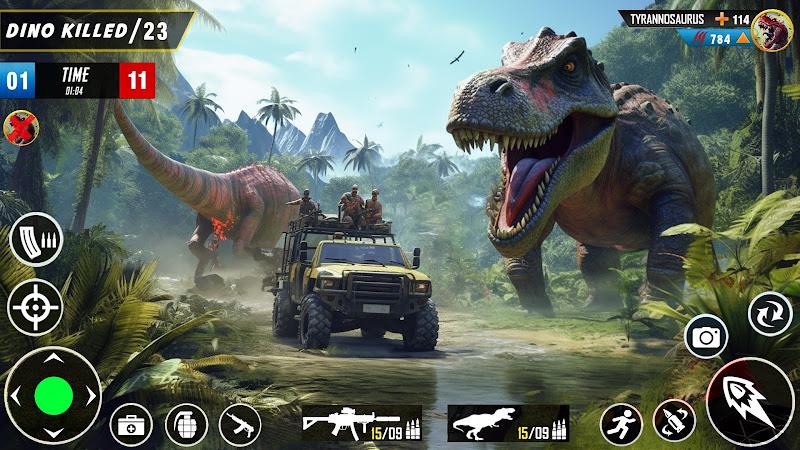 Schermata Wild Dinosaur Hunting Game 0