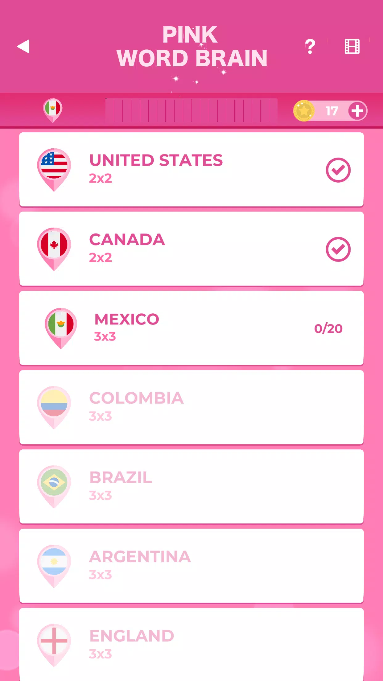 PINK WORD BRAIN Captura de pantalla 2