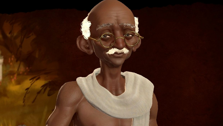 Civ 7 Won't Have Gandhi to Go Nuclear, But Did He Ever?