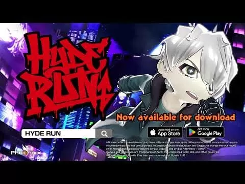 Hyde performing signature moves in Hyde Run gameplay