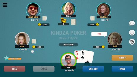 Kindza Poker - Texas Holdem スクリーンショット 0