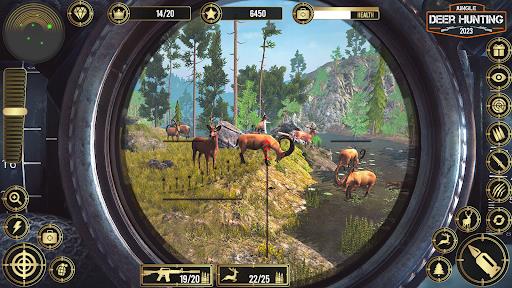 Jungle Deer Hunting Games 3D Schermafbeelding 2