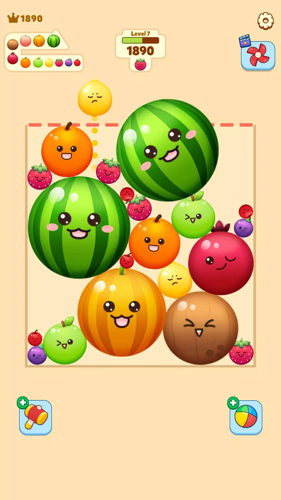 Fruit Merge Ảnh chụp màn hình 1