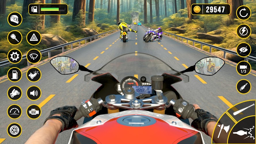 Moto Attack - Bike Racing Game ဖန်သားပြင်ဓာတ်ပုံ 2