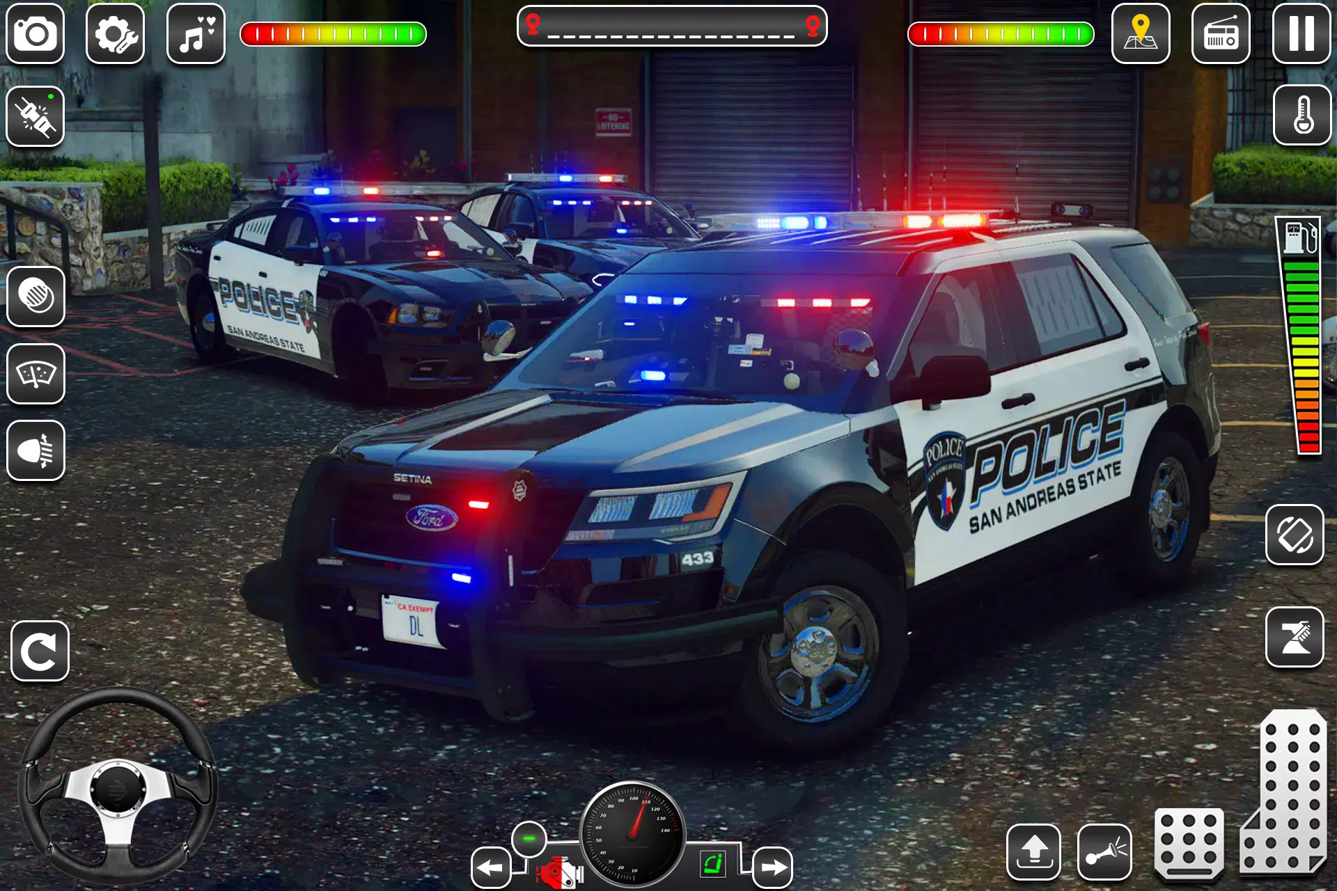 US Police Car Chase Game 3D 스크린샷 0