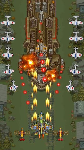 1945空軍：飛行機シューティングゲーム スクリーンショット 2