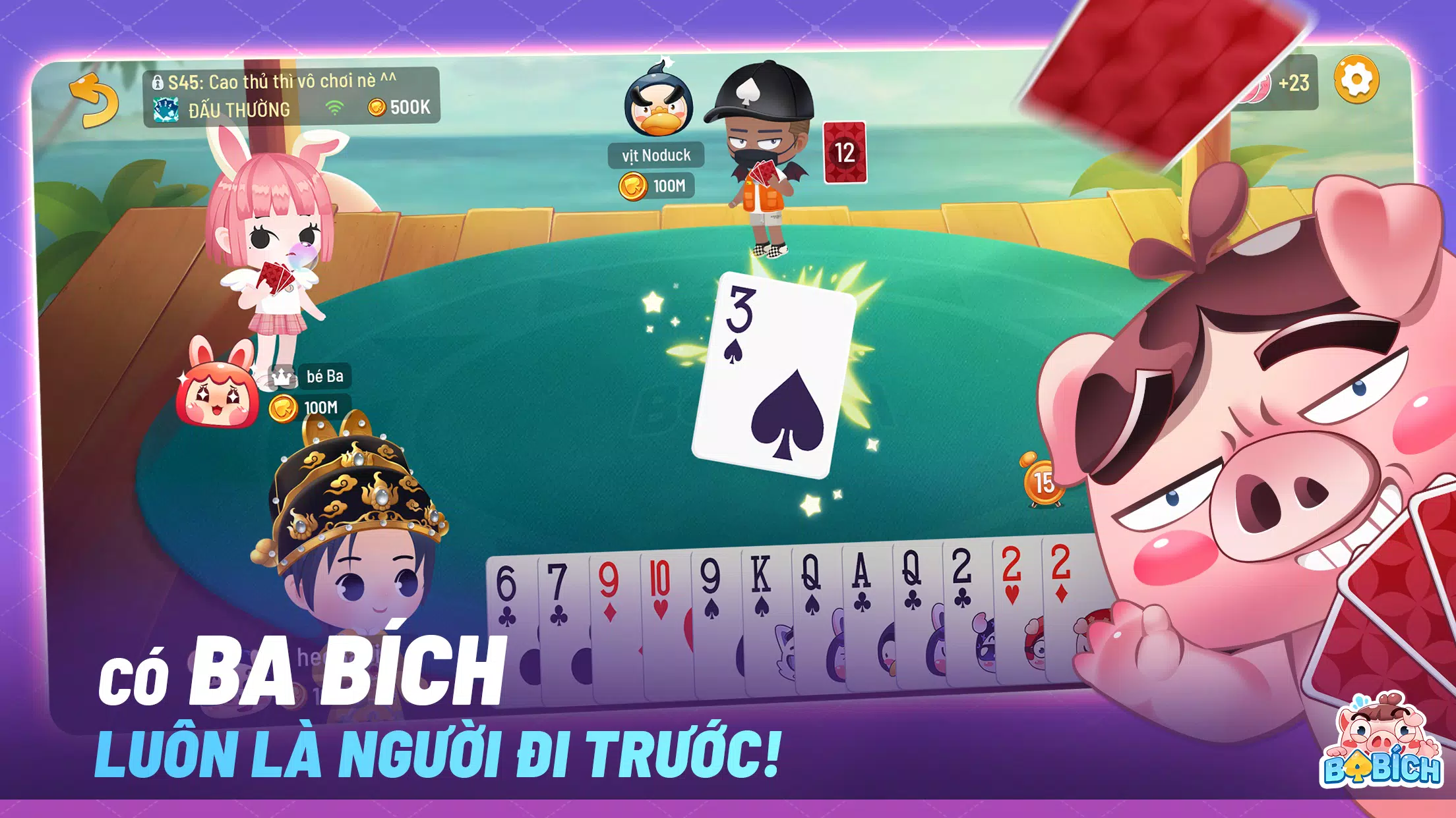 Ba Bich - Tien Len Mien Nam Screenshot 1
