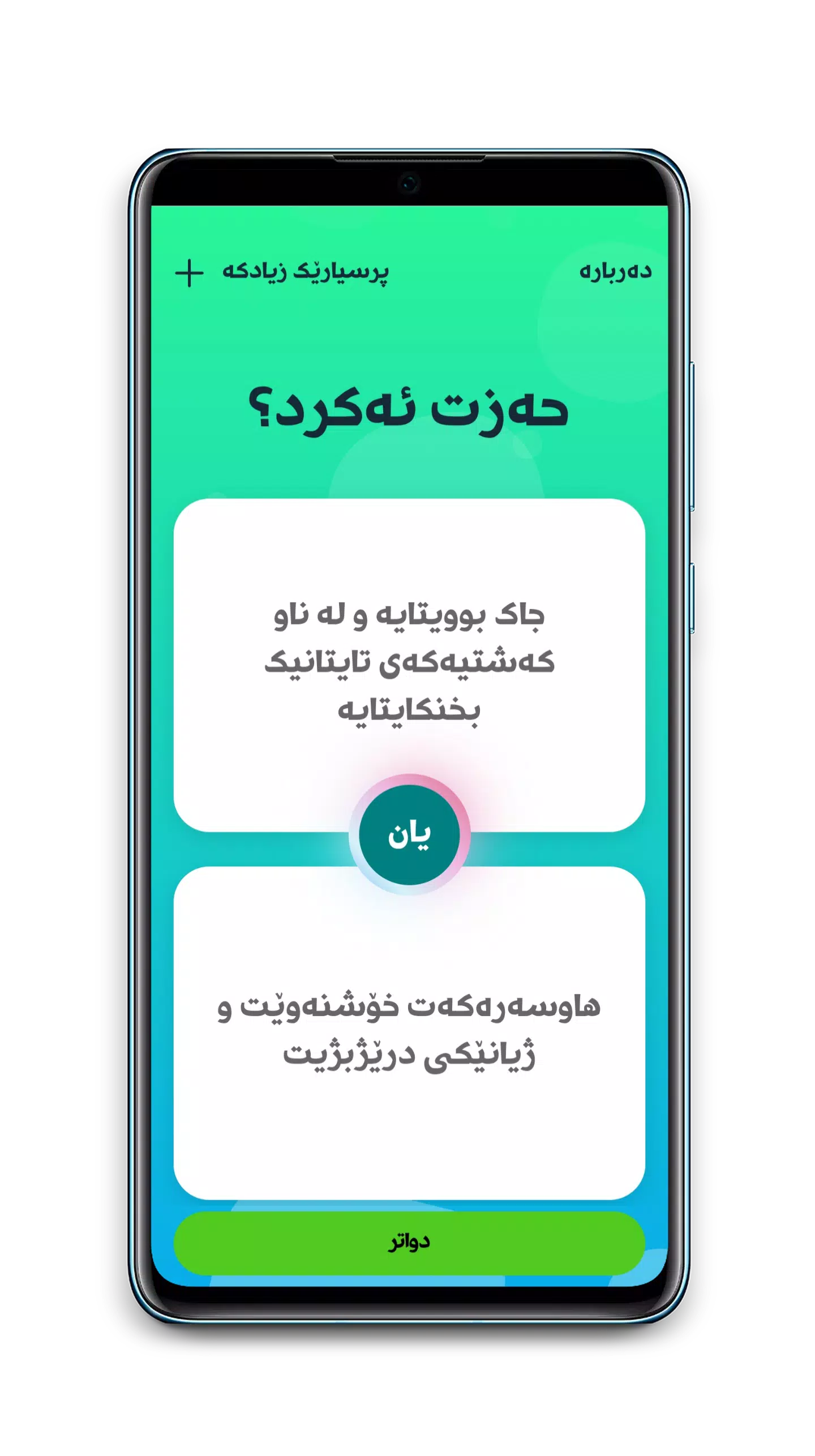 حەزت ئەکرد؟ Capture d'écran 1