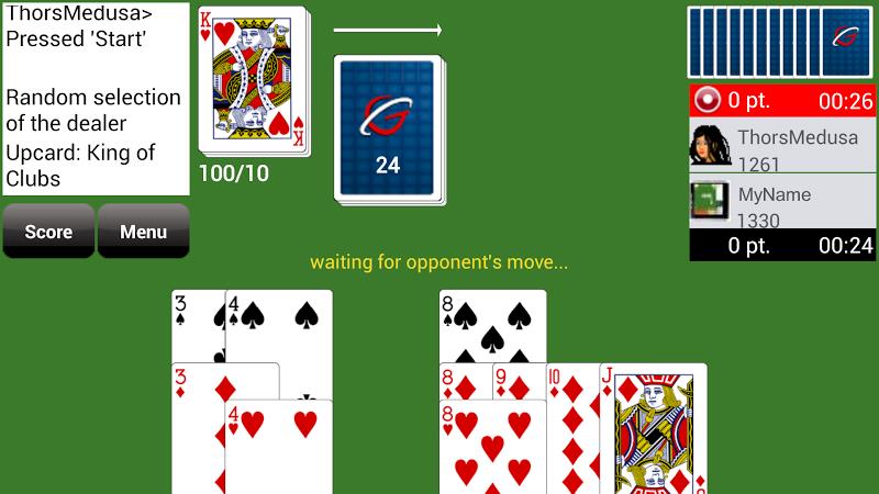 Gin Rummy GC Online Zrzut ekranu 0