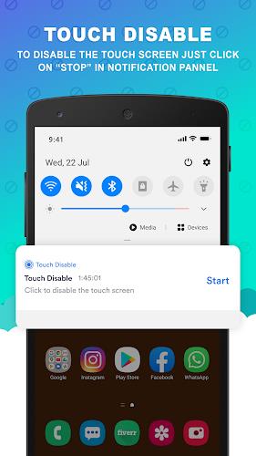 टच लॉक: टच स्क्रीन अक्षम करें स्क्रीनशॉट 2